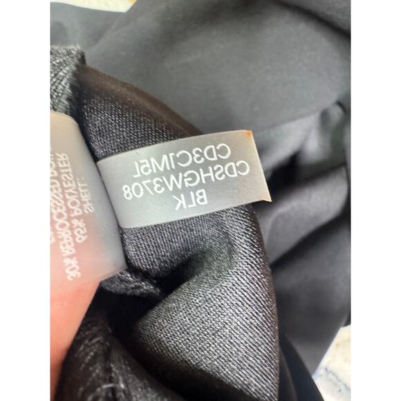 Calvin Klein Sz 10 Long Ruffle Cuff Sleeve Round Neck Scuba Crepe Sheath Dress - Picture 7 of 7